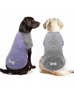 Aronkl 2pack Dog Shirt With Sleeves Lightweight Sun Protection Reflective Breathable Pet Clothes For Summer Outdoor Walking - Blue