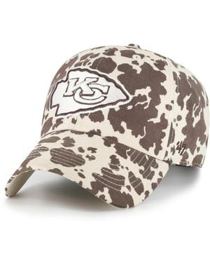 '47 47 Brand Natural Kansas City Chiefs Bessie Clean Up Adjustable Hat - Multicolor