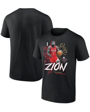 Fanatics Mto Label Zion Williamson New Orleans Pelicans Competitor T-shirt - Black