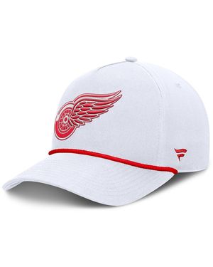 Fanatics Detroit Red Wings Rope A-frame Adjustable Hat - White