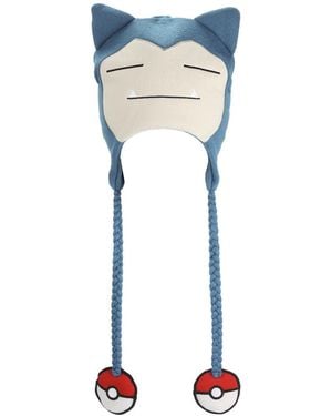 Pokemon Snorlax Laplander Knit Beanie Cap - Blue