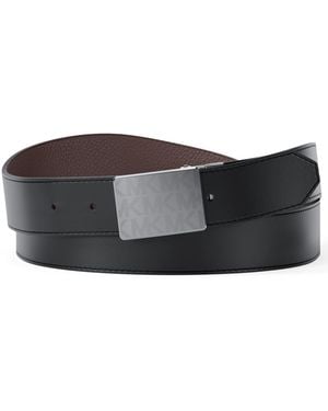 Michael Kors Classic Reversible Dress Belt in Black for Men | Lyst