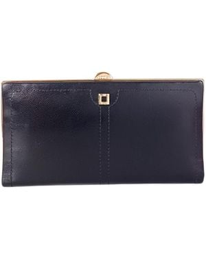 Lodis Glace Frame Lock Clutch - Blue