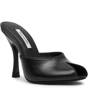 Steve Madden Jules Peep Toe Dress Sandals - Black