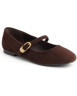 New York & Company Laraine Maryjane Flats - Brown