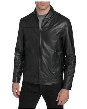 Andrew Marc Black Label Andrew Marc Label Weston Leather Jacket - Black