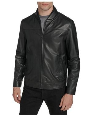 Andrew Marc Black Label Andrew Marc Label Weston Leather Jacket - Black