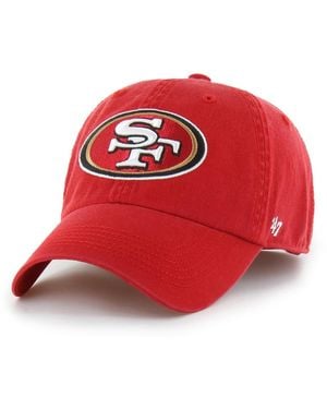 '47 San Francisco 49ers Low Crown Fitted Baseball Cap - Red