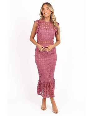 Petal & Pup Lauren Dress - Red