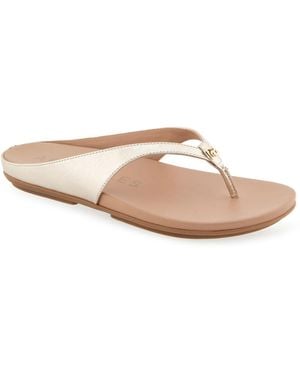 Aerosoles Fisher Round Toe Thong Sandals - Pink