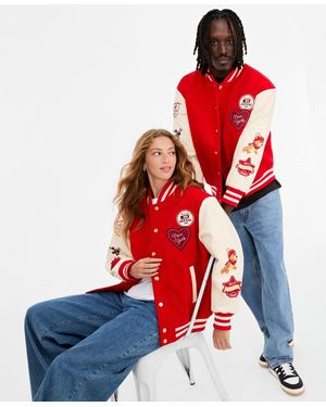 Macy's 100th Thanksgiving Day Parade Varsity Jacket - White