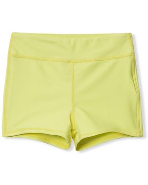 Lands' End Girls Chlorine Resistant Swim Boyshort - Yellow