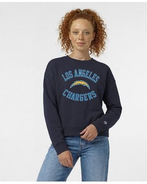 Champion Los Angeles Chargers Heart Soul Power Blend Sweatshirt - Blue