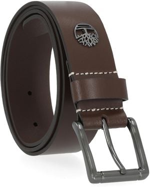 Timberland Metal Tree Logo Belt - Gray