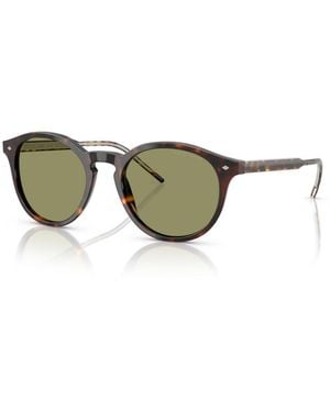 Giorgio Armani Round Sunglasses - Green