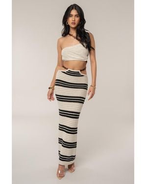 JLUXLABEL Isla Crochet Skirt Set - White