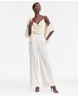 INC International Concepts High Rise Wide Leg Pants P Xs Xxl Macys Exclusive - White