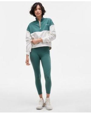 Sweaty Betty Cropped Half Zip Jacket 7 8 Workout leggings - White