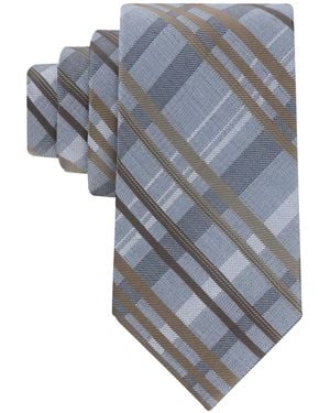 Calvin Klein Charlotte Plaid Tie - Gray