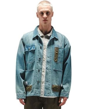 Alpha Industries Denim Relaxed Chore Coat - Blue