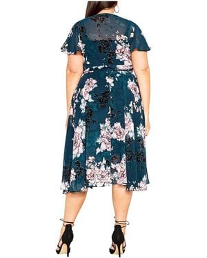 City Chic Jade Short Sleeve Playsuit in White Lyst