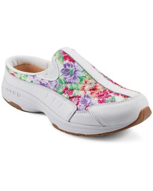 Easy Spirit Traveltime Slip-on Mule Walking Sneakers - Black