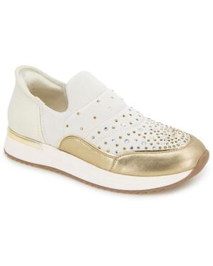 Kenneth Cole Cameron Easy On Puff Sneakers - White
