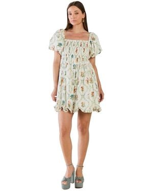 Eddy Dawn Mini Dress Sadie Loving - White