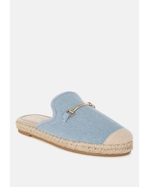 LONDON RAG Midori Slip-on Mules - Blue