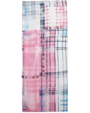 Desigual Grunge Rectangular Scarf - Pink