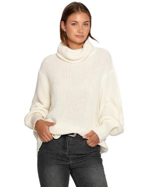 Belle & Bloom Good Feels Oversized Sweater - White