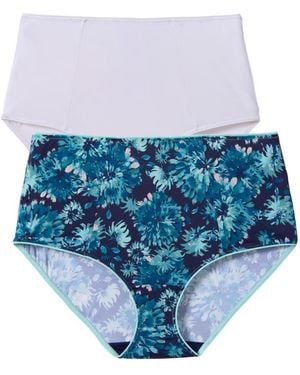Comfort Choice 2-pack Microfiber Brief - Blue