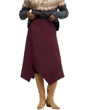 Sam Edelman Asymmetrical Full Skirt - Purple