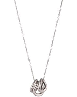 Ralph Lauren Sterling -plated Wave Motif Necklace - Metallic