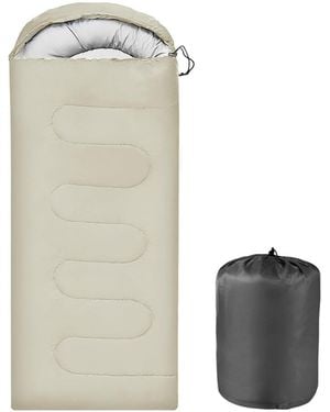 Gnuadz Sleeping Bag Portable Waterproof 4 Seasons Camping S Backpacking Camping Outdoor Recreation Gear - White