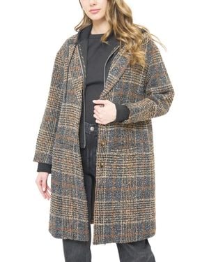 Central Park West Daphne Dickey Coat - Gray