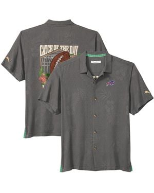 Tommy Bahama Buffalo Bills Catch Of The Day Button-up Shirt - Gray