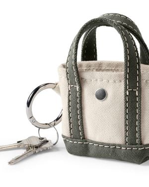Lands' End Micro Canvas Tote Charm - Multicolor