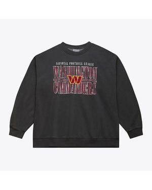 Mitchell & Ness Washington Commanders Downtown Collection Fleece Sweatshirt - Black