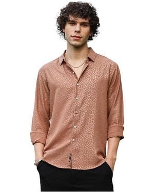 Campus Sutra Pavement Shirt - Pink