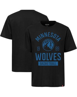 Sportiqe And Minnesota Timberwolves Duke Premium T-shirt - Black
