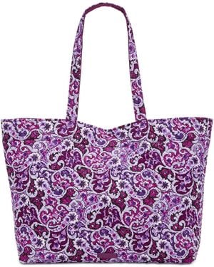 Vera Bradley Iconic Grand Extra-large Tote - Purple