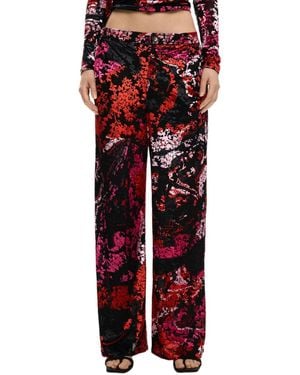 Desigual Pants Designed By Mr. Christian Lacroix Pants - Red