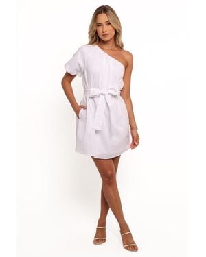 Petal & Pup Dylan One Shoulder Mini Dress - Pink