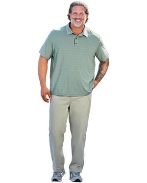 Kingsize Big And Tall Everyday Stretch Performance Chino Pants - Green