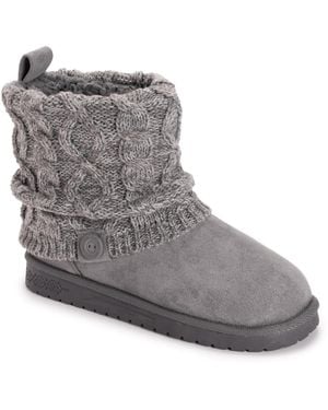 Muk Luks Laurel Boots - Gray