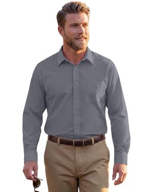 Kingsize Big & Tall Wrinkle-free Dress Shirt - Blue