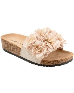 LOS CABOS Corsage Sandal - White