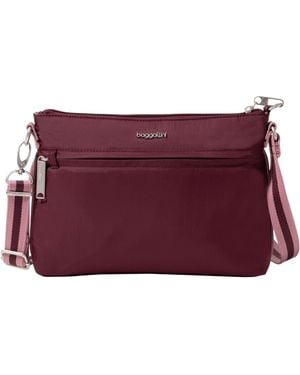 Baggallini Anti-theft Memento Crossbody Bag - Red