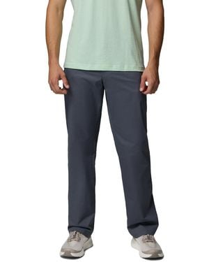 Columbia Rapid Rivers Upf 50 Flat Front Pants - Gray